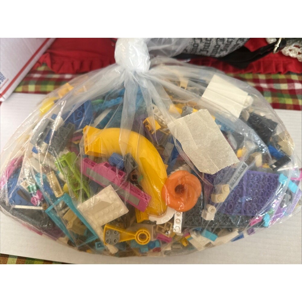 LEGO 5 Lbs Lot Assorted Loose Bricks Parts & Pieces Mini Figs Bulk Lego Lot